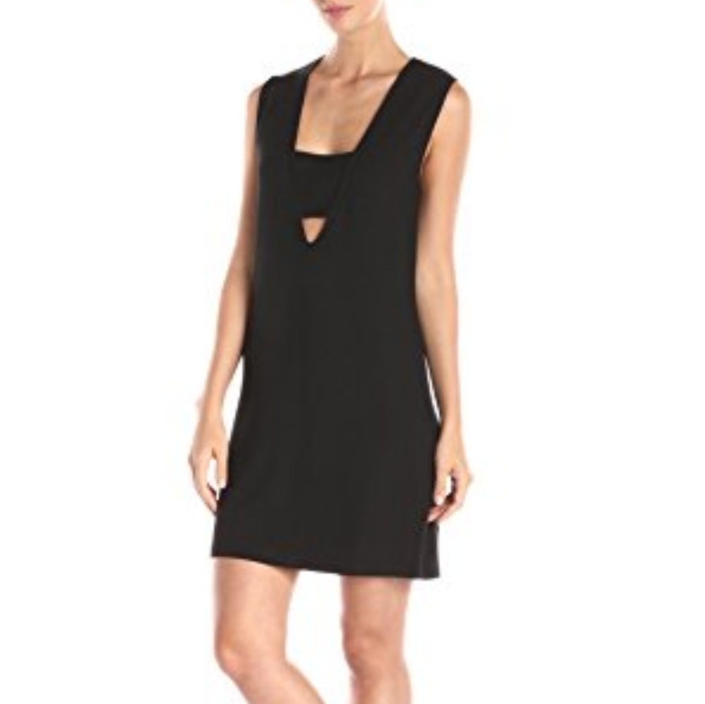 Mara Hoffman black bandeau dress